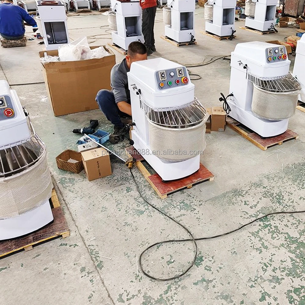 Turbulent Dough Mixer, Professional Spiral Mixer, High-speed Mixing, Removable Mixing Bowl, Safety Protection Device view 5