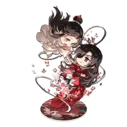 Heaven Official Blessing Anime KeyChain Men Acrylic Stand Key Chain Women Model Tian Guan Ci Fu Ornament Accesorios Hua Cheng