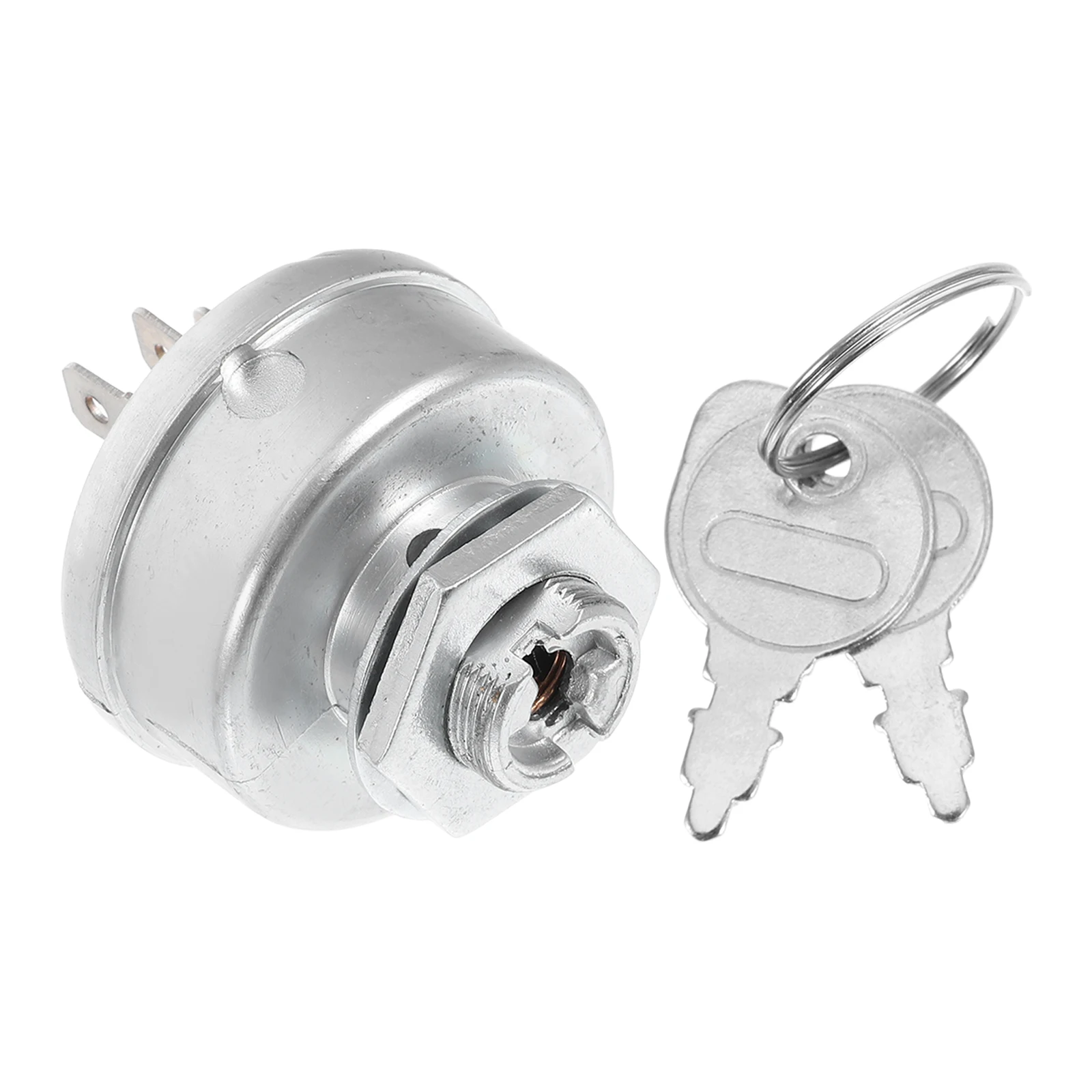 

Lawn Mower Ignition Switch 9250267 Compatible STD365402 SCAG 48017 MTD Murray Zinc Housing Copper Terminals Three Position
