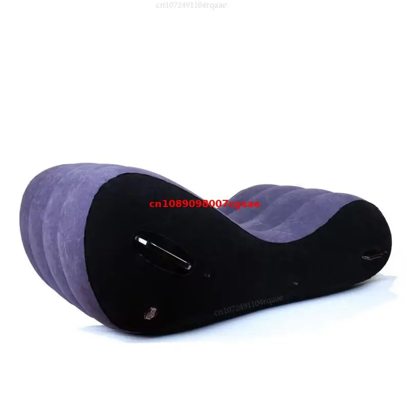 سرير أريكة حديث كبير قابل للطي مع ذراع - أريكة سفر قابلة للنفخ للتخييم على الشاطئ والحديقة الخارجية، أثاث الفندق/المنزل، محمول #5