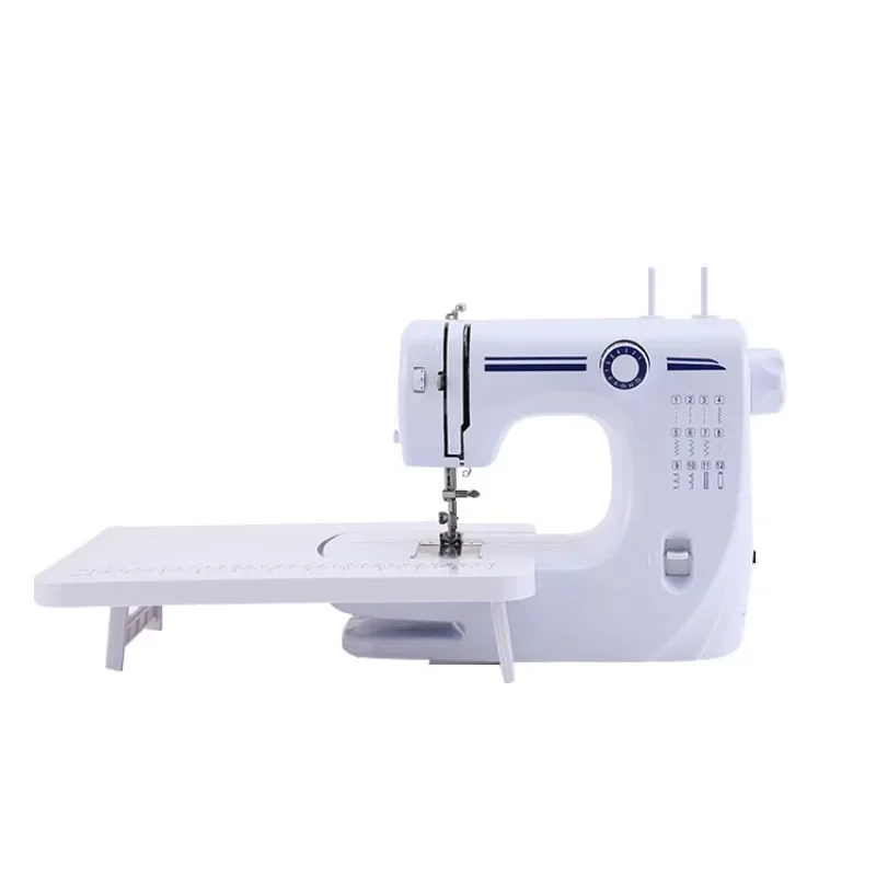 

608A Tabletop Sewing Machine, 12 Stitches, Portable Automatically Household Mini Double Needle Multifunctional Sewing Machine