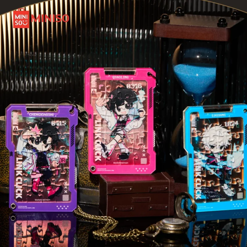 MINISO Acryl-Puzzle, Spielzeug für Kinder, Geburtstagsgeschenk, trendiges Spielzeug, Zeitagent, Puzzle, Kinderspiel, Denkaufgabe