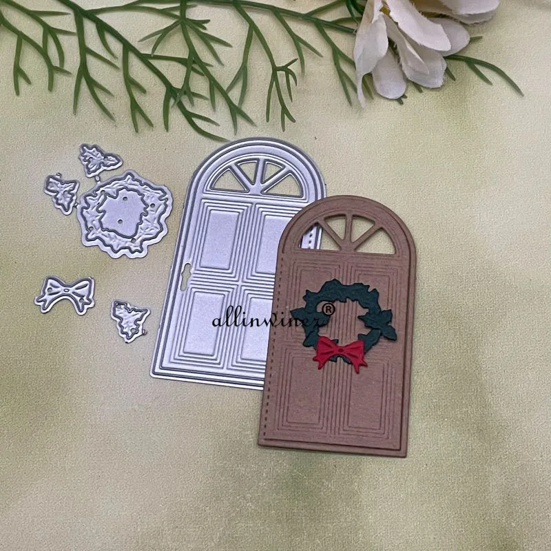 Christmas door decoration Metal Cutting Dies for DIY Scrapbooking Album Paper Cards Decorative Crafts Embossing Die Cuts