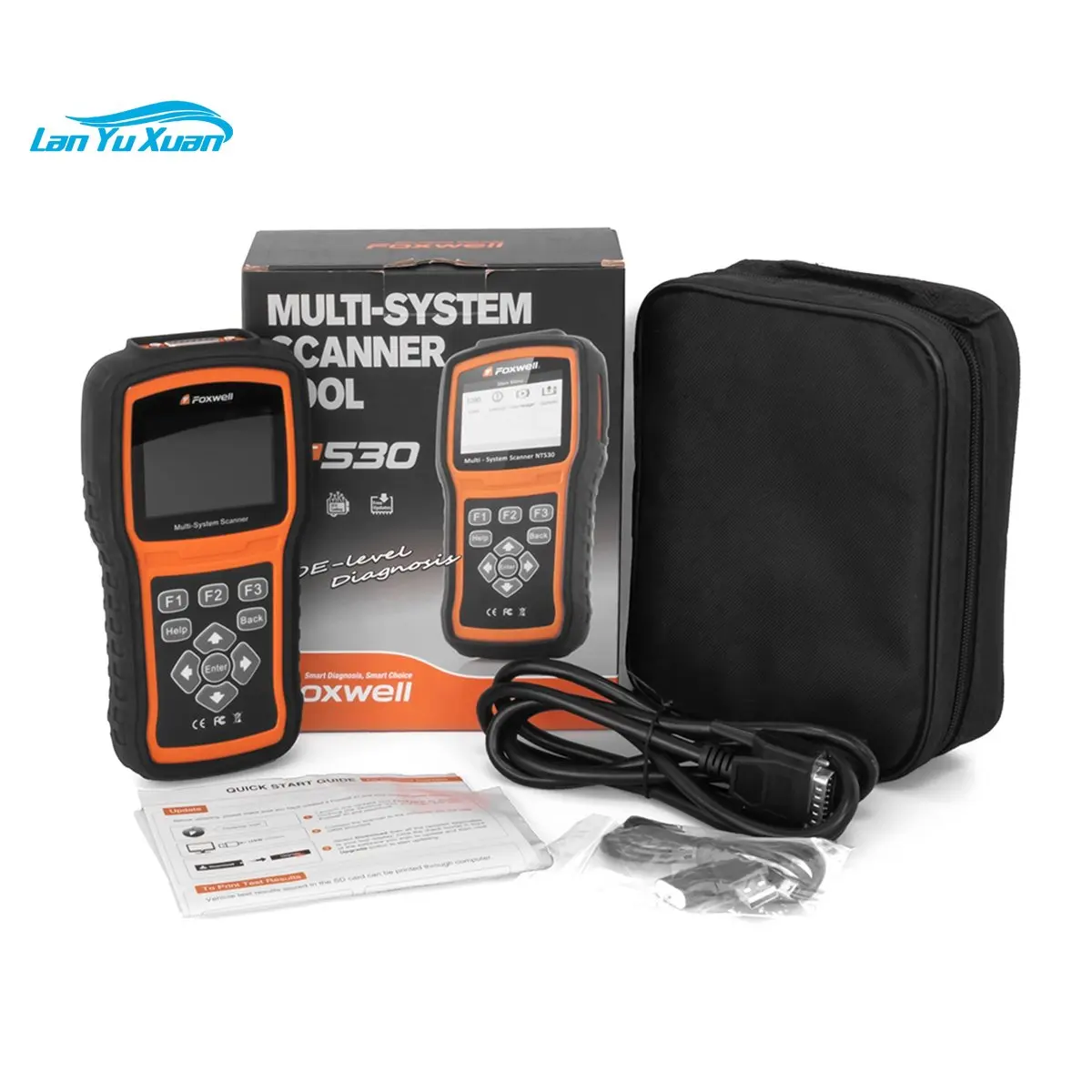 2021 Unique Multi-System Scanner Tool Foxwell NT530 OE-Level Diagnosis for Different Cars with Required Service and Code Feature