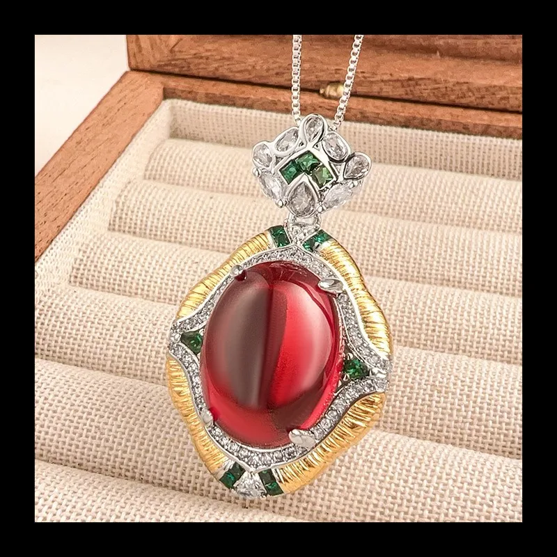 

Новинка 2025, ювелирные изделия Zhuang Shengsheng, медное дно, позолоченное ледяное семя, флуоресцентная, плотренная, простая поверхность, темперамент