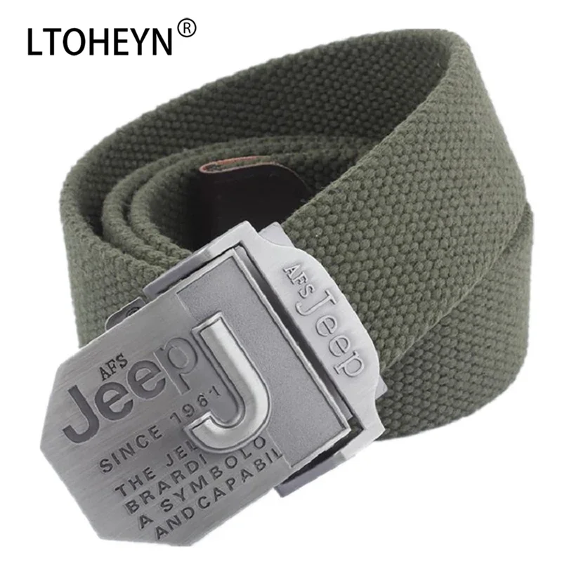 110-140cm Military Mens Luxury Designer Belt For Jeans High-quality Outdoor Tactical Canvas Women\'s Belt