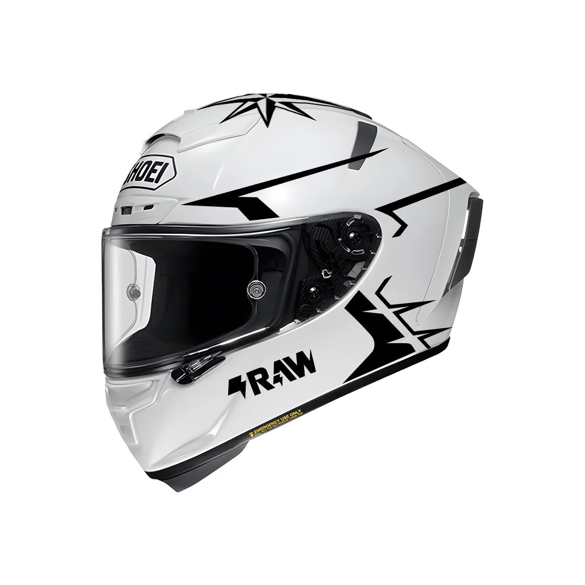 For Shoei HJC KYT Arai AGV Motorcycle Helmet Stickers Decals Visor Kit Moto Body Fender Windshield Decorative Accessories