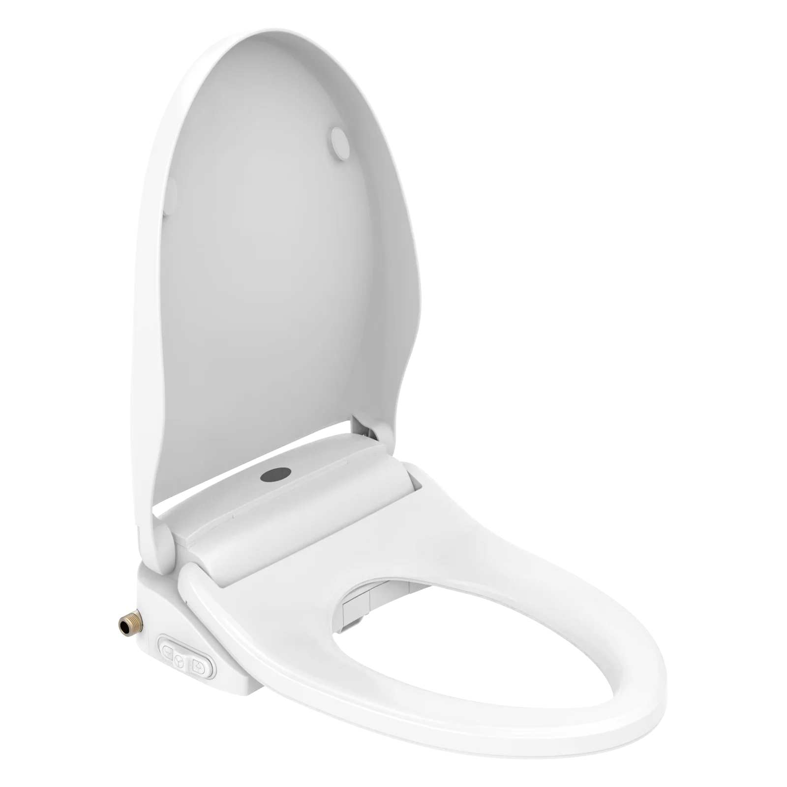 Elongated Smart Toilet Seat with Warm Air Dryer Warm Water and Night Light