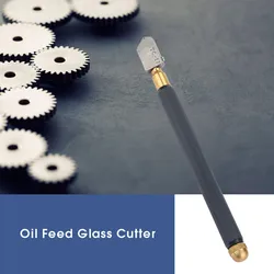 Diamond Glass Cutter For Tiles Cutting Tool Pencil Style Carbide Tip TC-17 Portable Professional Glass Knife Combined Tools