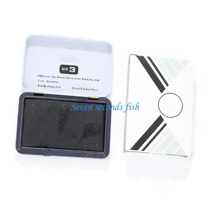 L74B Business Stamp PAD RAPIDE Séchage tampon PAD ENK PADPRIMENT PAD ENK POUR POUR LES CONTRATS FINANCIERS CHECKS 90X56MM