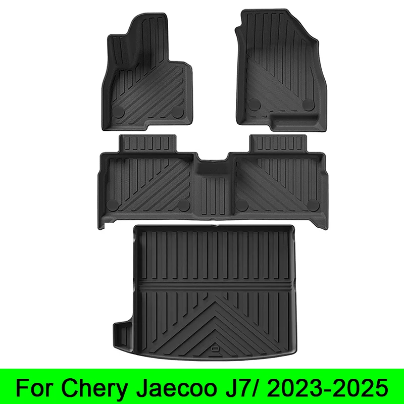 

Для Chery Jaecoo J7 2023 2024 2025 Коврики Автомобильный коврик TPE Водонепроницаемый коврик для ног Полный чехол Аксессуары Специализированные