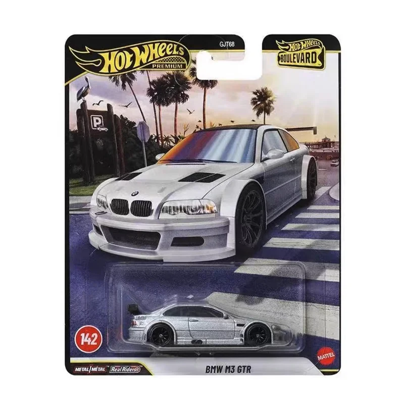 

Коллекционная модель автомобиля Hot Wheels Premium Boulevard M3 GTR, масштаб 1:64, литая под давлением, для мальчиков
