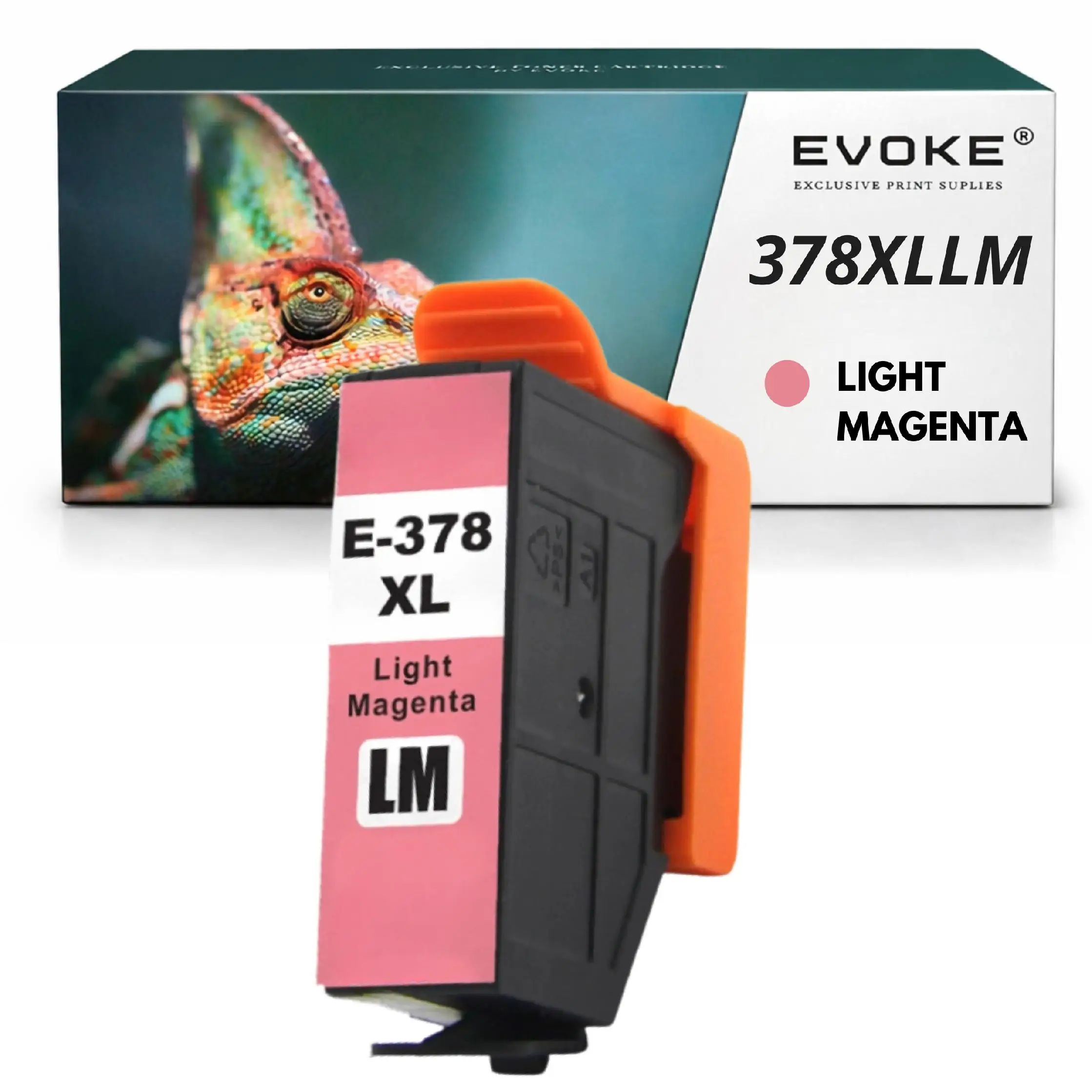 Evoke Compatibele Inkt voor Epson 378 XL 378XL T3796 T-3796 Licht Magenta Xp-15000 Exp Photo Xp-8505 8500