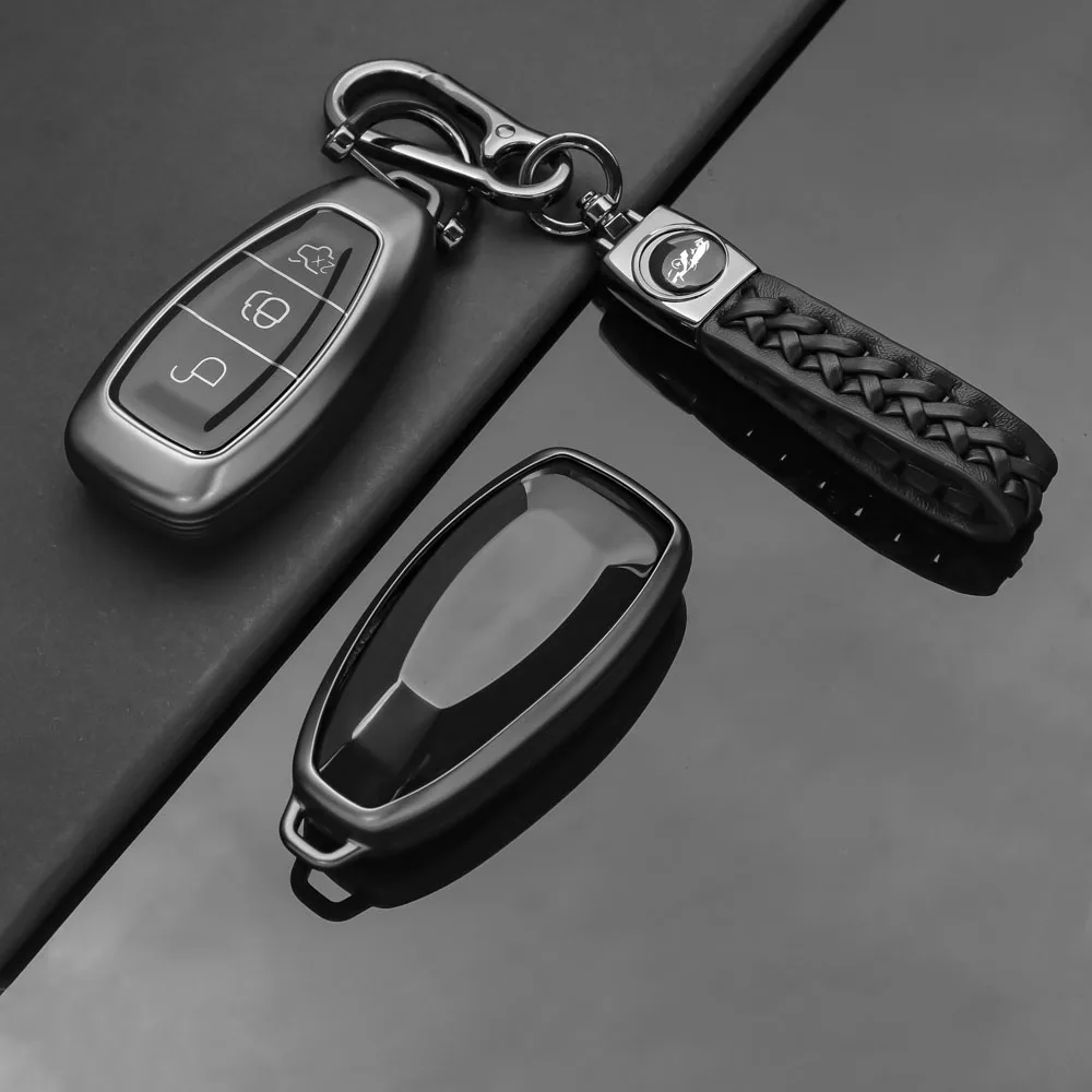 Soft TPU Full Cover Car Key Case for Ford Focus 3 4 ST Mondeo MK3 MK4 Fiesta Fusion Kuga 2013 2014 2015 2017 Keychain