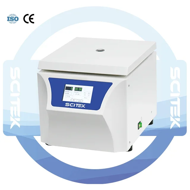 SCITEK 21000 دورة في الدقيقة جهاز طرد مركزي عالي السرعة للطب السريري كيمياء حيوية تجربة طرد مركزي مبرد