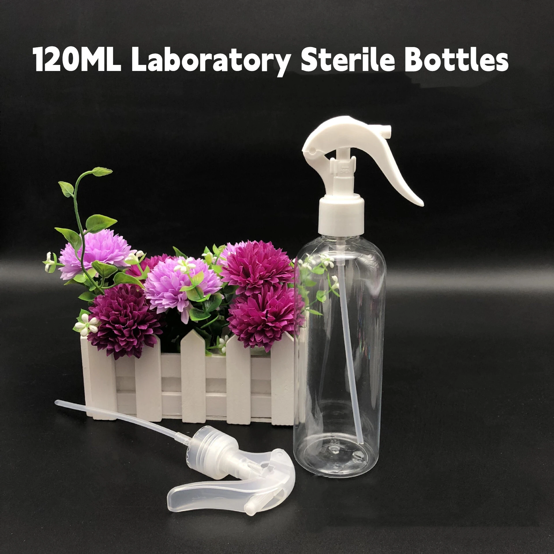 

120Ml Laboratory Disinfectant Cleaning Bottle Portable Empty Spray Disinfectant Bottles for Alcohol Sterilization Travel Carry