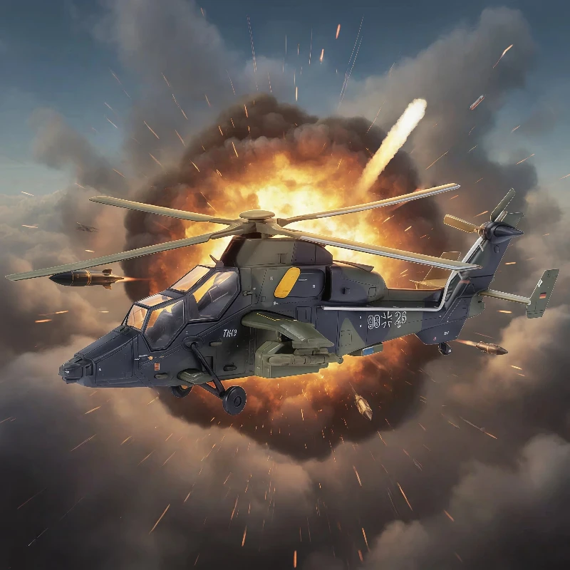 

Масштабная модель атакующего вертолета EC665 Tiger 1:72, литая под давлением, из сплава, коллекционная военная игрушка для энтузиастов