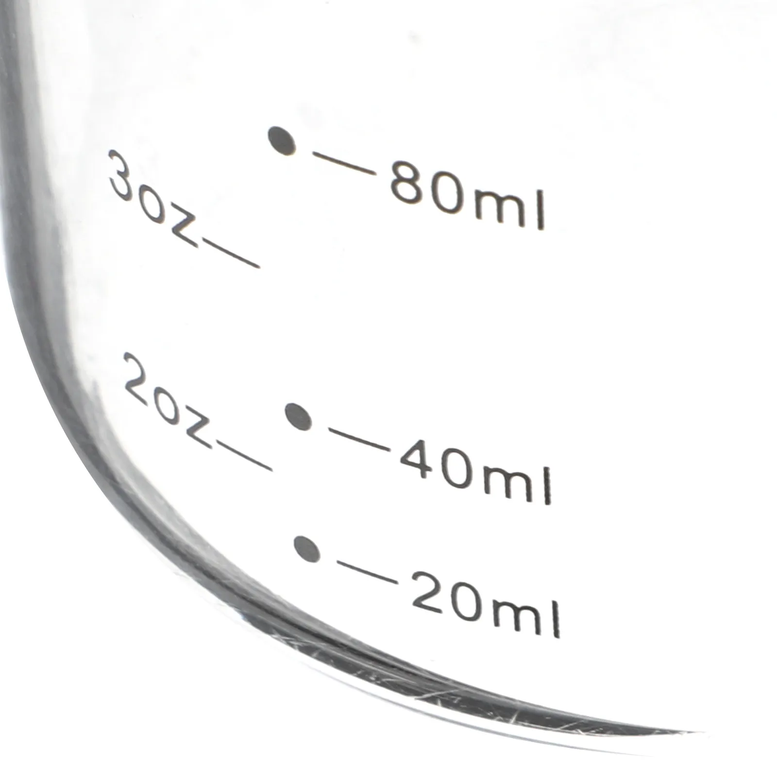 80Ml Clear Glass Espresso Measuring Cup Pitcher for Precise Dosing Frothing Pouring Milk Cream Coffee Shots Mini Elegant Kitchen view 3