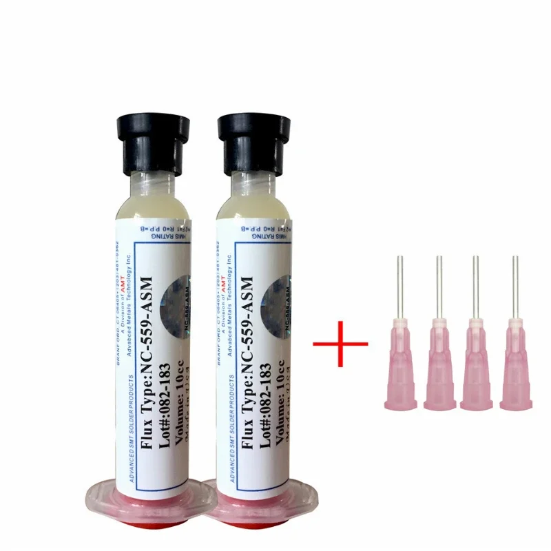 High Quality Solder Flux 10cc NC-559-ASM-UV solder paste For Phone LED BGA SMD PGA PCB Repair + Needles Rework Tools