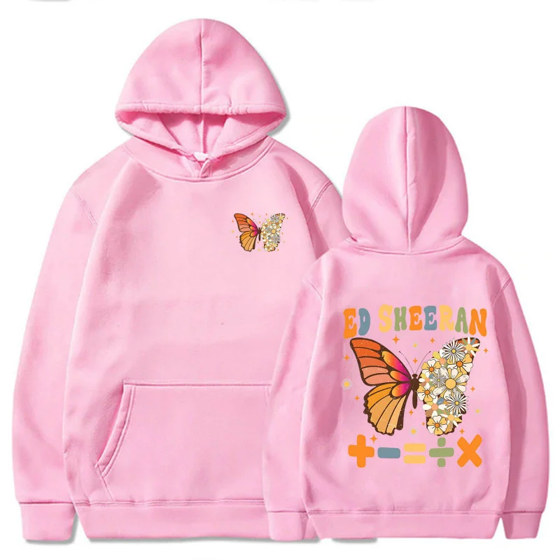 هوديي Ed Sheeran Butterfly The Mathematics Tour 2025 مع قبعة