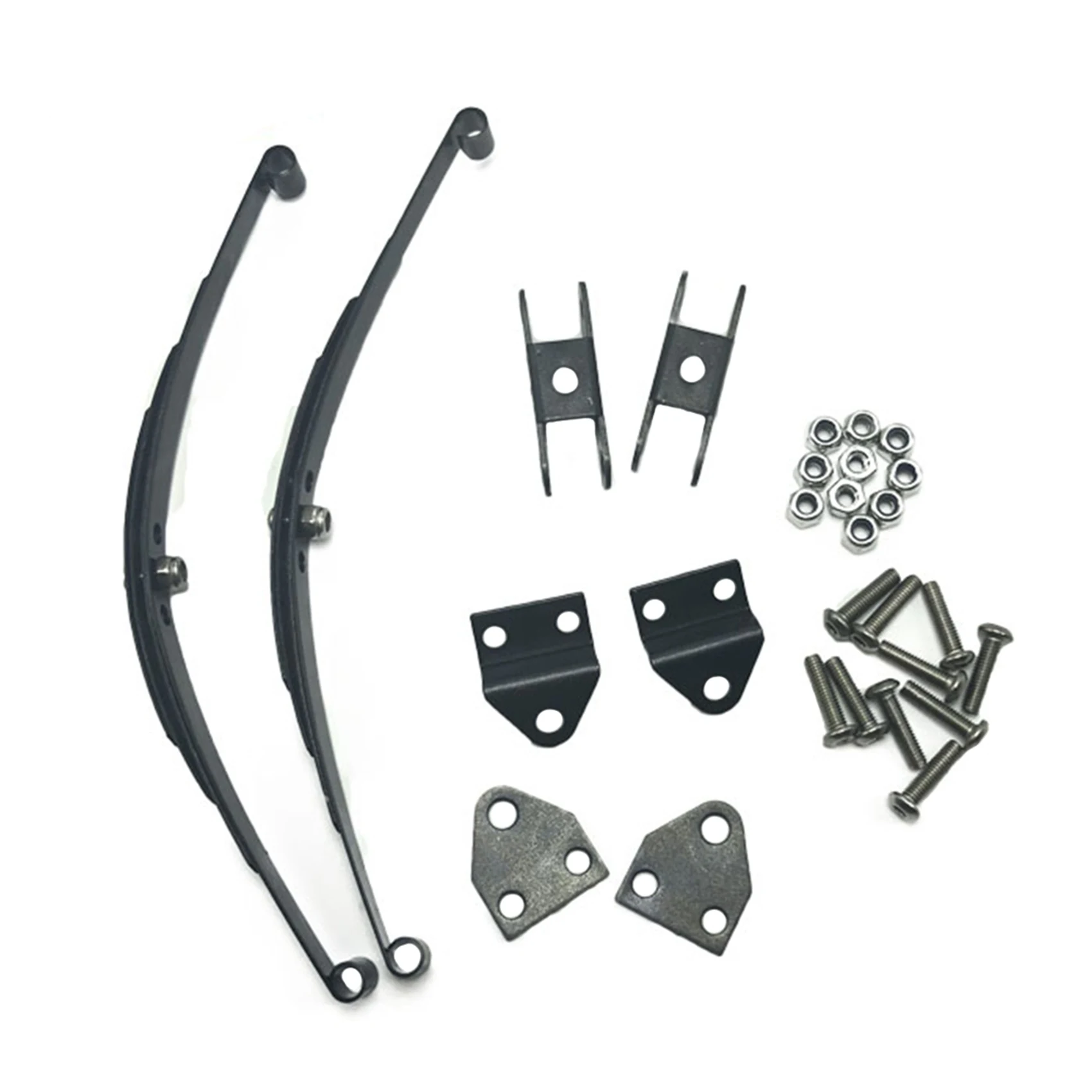 

Yd-3X Hard Leaf Spring Suspension Bar Set For 1:10 RC Rock Crawler D90 TF2 Axial SCX10 F350,Black