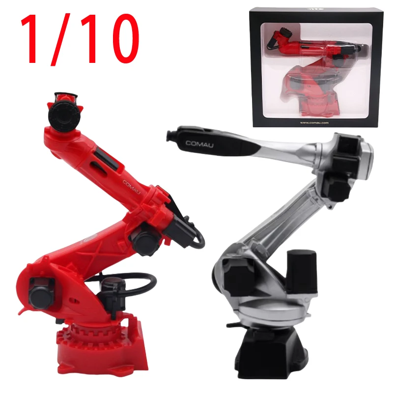 

Diecast 1:10 Scale Italian COMAU Robot SMART5 NJ4 Industrial Robot Arm Toy Model Scene Display Toys for Boys