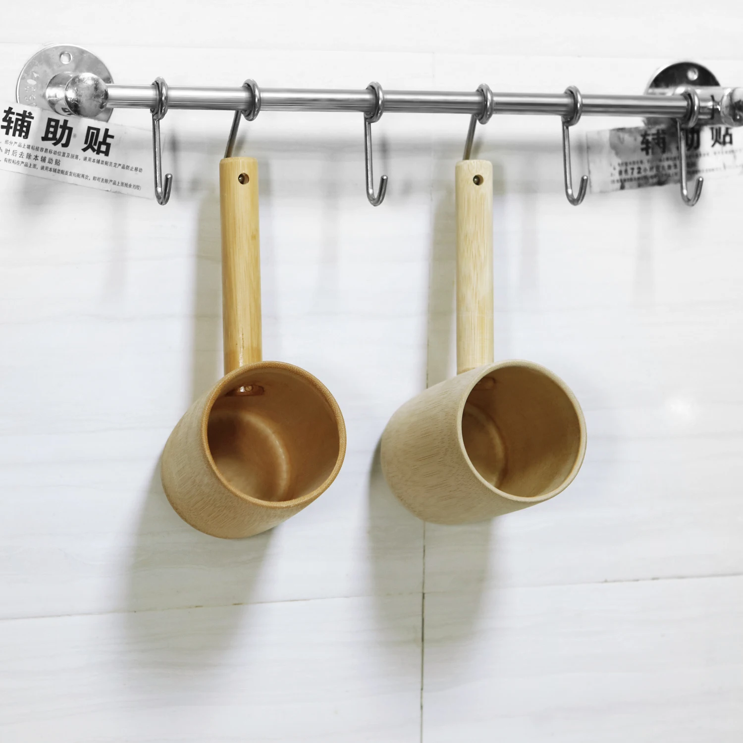 Bamboo Bath Spoon Water Ladle Japanese Style Water Scoop Take Restaurant Salt Scoop Bamboo Home Accessories Handled Bathing