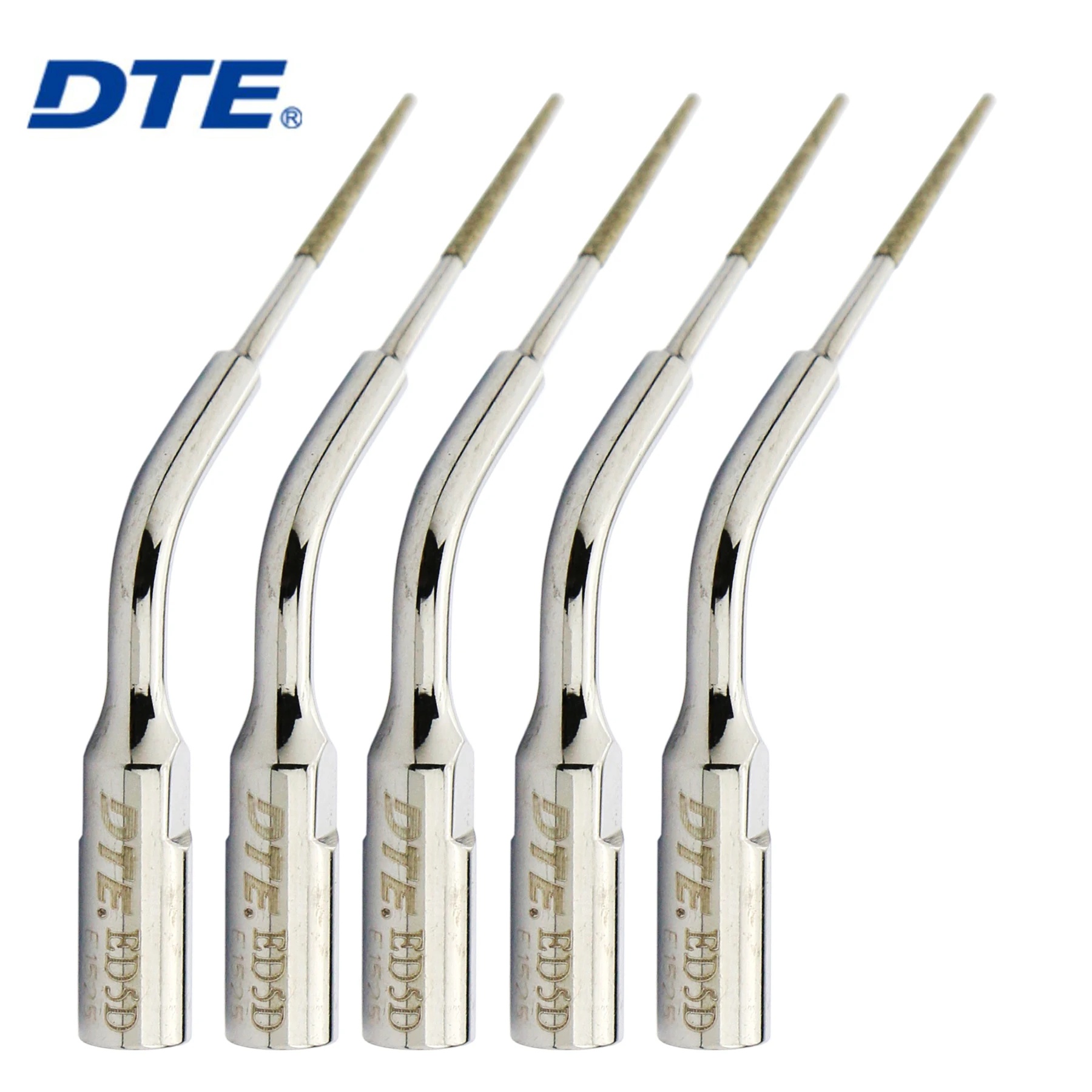 

DTE Dental Ultrasonic Scaler Tip ED5D With Diamond Coated Root Canal Periodontics Endodontics Tools Compatible With NSK SATELEC