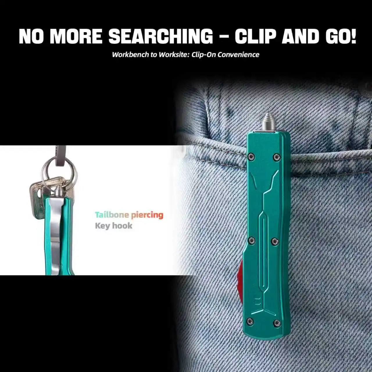 Advanced utility knife handle tools (without blades, suitable for 23 blades), CNC process, aviation aluminum material