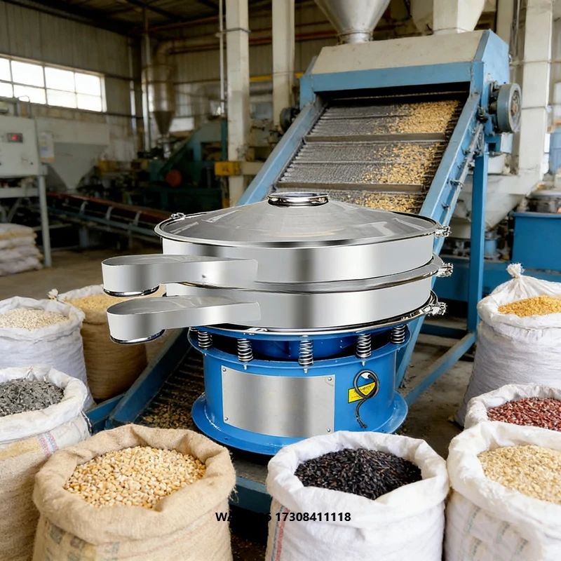 High Quality Small Stainless Steel Vibrating Motorized Circular Sieve Machine for Flour and Powder Sieving