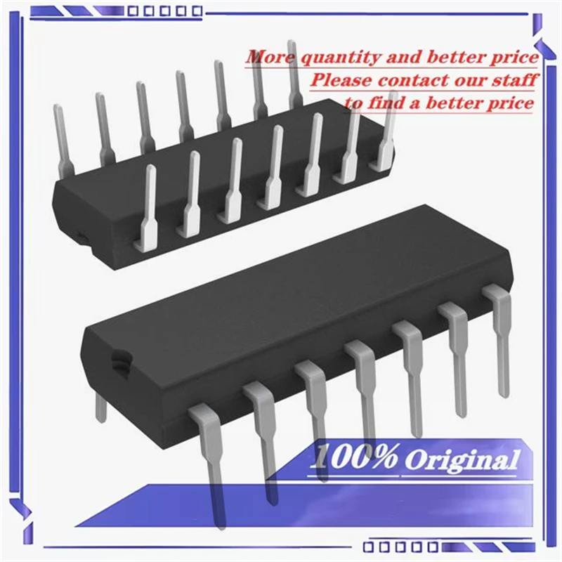 1PCS PIC16F1824-I/P PIC16F1824 PIC16F1824-I IC MCU 8BIT 7KB FLASH 14DIP New Original Spot Stock