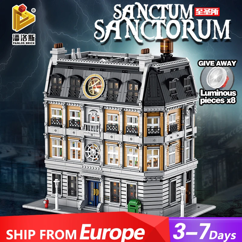 Movie Sanctum Sanctorum House Buildings Sets,City Street View MOC 613001 Model Modular Buildings Blocks Kids Gift Set 6040+PCS