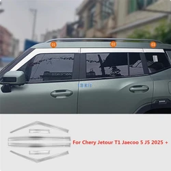For Chery Jetour T1 Jaecoo 5 J5 2025 + Side Window Visor Awning Shelter Sun Rain Deflector Guard Weather Shield Cover Car Style
