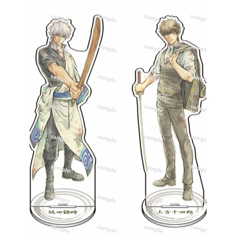 

GINTAMA Acrylic Stand Figure Sakata Gintoki Hijikata Toushirou Anime Peripheral Fashion 20th Anniversary Desktop Ornament New