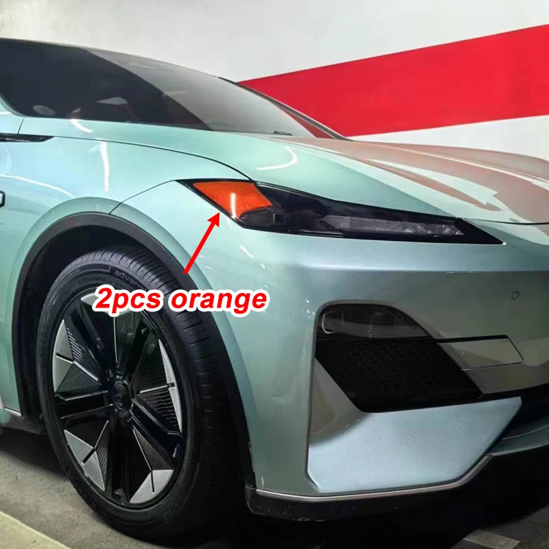 

2 шт. для ПК для Changan Deepal SL03, индикатор ширины фар, декоративная наклейка