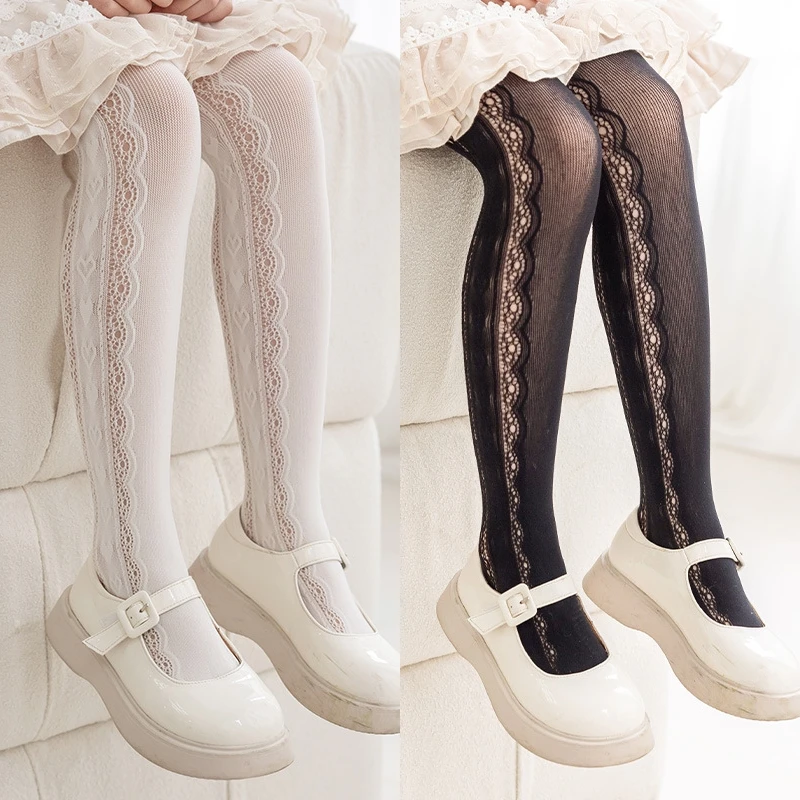 Thin Breathable Baby Girl Tights Kids Dance Stocking Sock Children School Student Uniform Tights Princess Mesh Pantyhose Hosiery