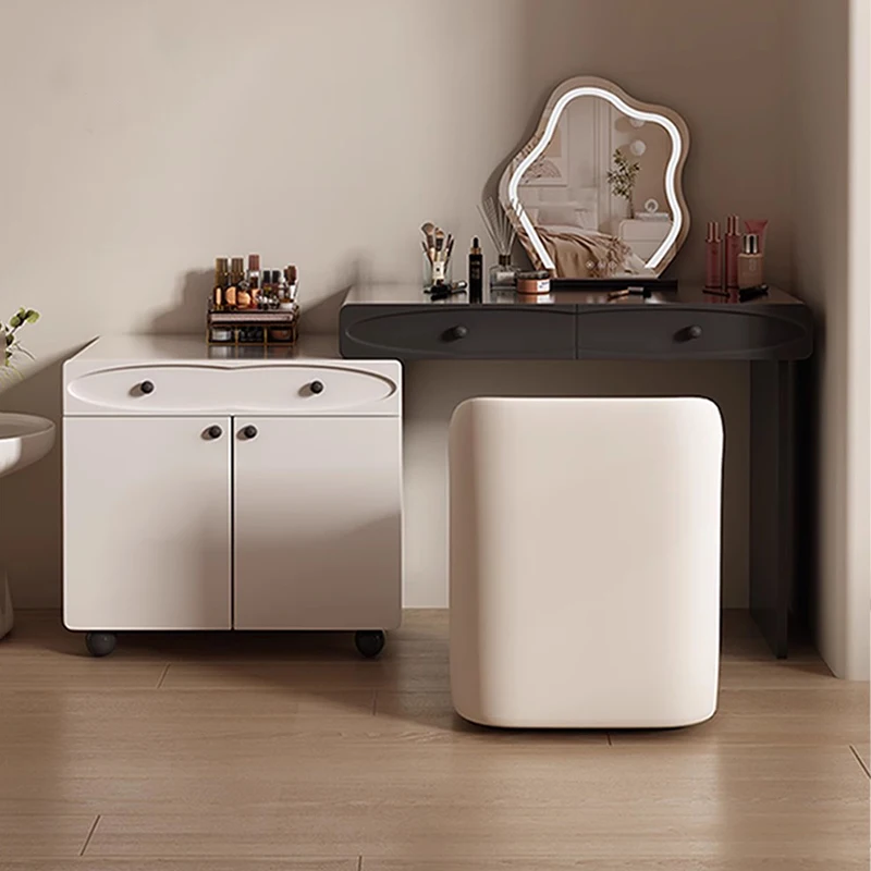 

Trendy Modern Vanity Table With Mirror Simple Luxury Vanity Table With Chair Nordic Tocador De Maquillaje Bedroom Furniture