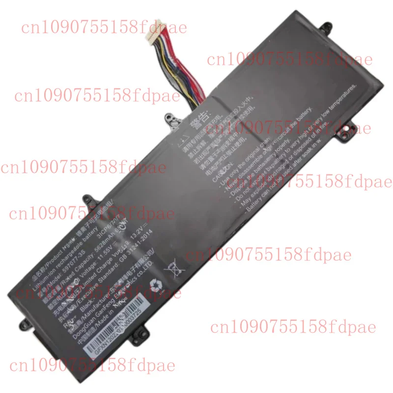 

Новый аккумулятор для ноутбука 597077-3S, 11,55 В, 65 Втч, 5628 мАч, 11 контактов, 11 линий для Machenike Machcreator-14 BS9SU BF9SU 14BS9SU 14BF9SU