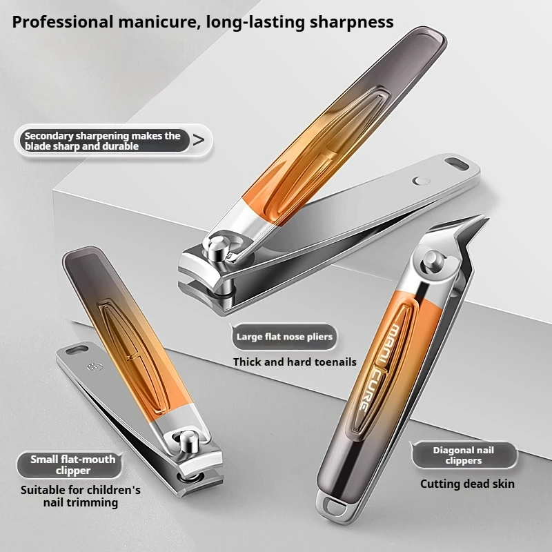Juego de cortaúñas de acero inoxidable para manicura profesional, kits de manicura para embalaje de ideas, tijeras, empujador de cutículas, herramientas de maquillaje, 10 Uds.