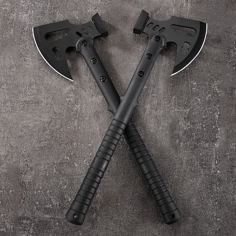 Outdoor Portable EDC Multifunctional Tactical Fire Axe Camping Survival Chopping Wood Car Emergency Window Breaking Tool