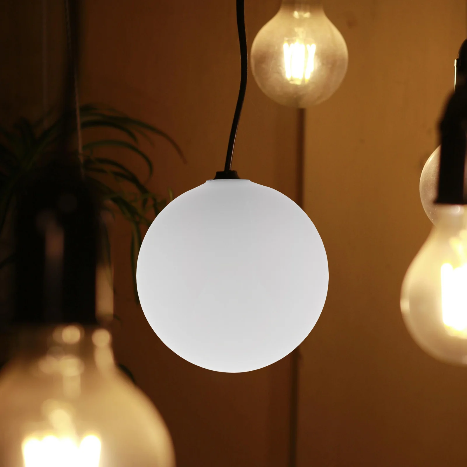 

Frosted Glass Globe Lampshade Vintage Style Replacement for Pendant Wall Sconce Light Fixtures Home Glass Shade