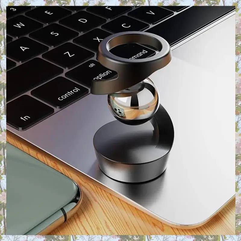 T84C-Desktop Hangende Gyroscoop, Zwaartekracht Tartend Kinetisch Bureau, Stress Relief Kinetische Sculptuur Aluminium Roterende Gyro