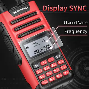 1/2 ks Baofeng UV 5R 5W 8W vysílačka s dlouhým dosahem, dvoupásmová VHF UHF FM vysílačka s přijímačem, obousměrná radiostanice UV5R K5 Plus 8 nejlepší prodej vysílačka s dlouhým dosahem - №7