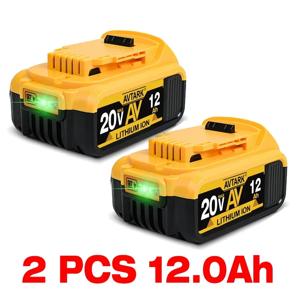 DCB200 20V Battery Compatible with dewalt power Tools 18V 12Ah rechargeable electric tool Lithium batteries 20V 18Volt 18v 12Ah