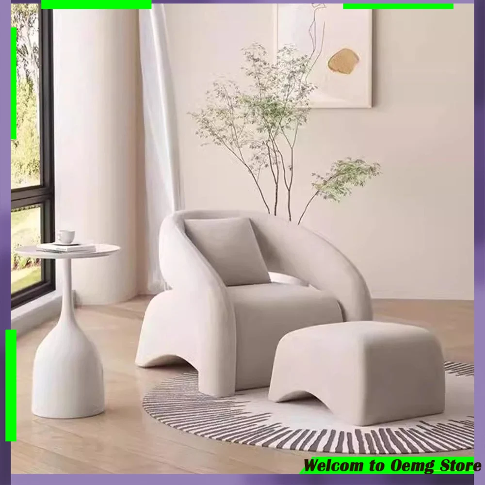 

Kawaii Design Footrest Lazy Sofa Chair With Lumbar Support Perfect Meditation Makeup And Nordic Bedroom Decor Home Accessories