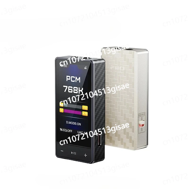 

QX13 Portable DAC AMP Headphone Amplifier ES9027PRO 8-Ch DAC 2* 900mW XMOS 16-Core 10-Band EQ Carbon Fiber Body(only black)