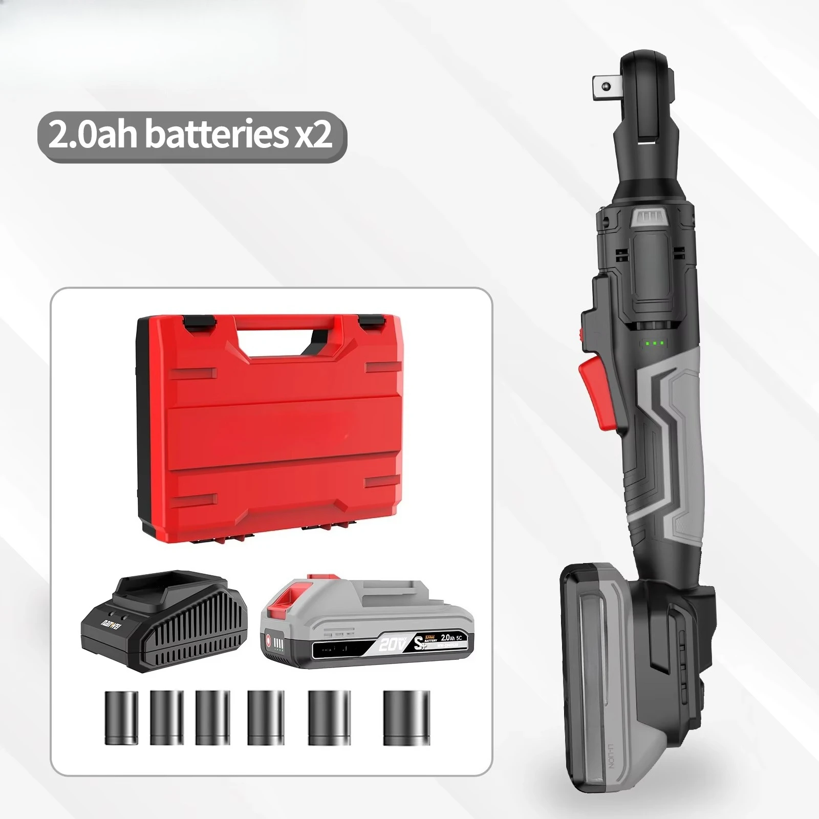 

20V 3/8" Brushless Impact Wrench-Battery-Powered Industrial Grade DIY Tool