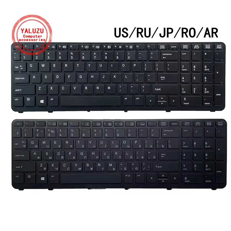 

US/RU/JP/RO/AR NEW Laptop Keyboard For HP ZBOOK 15 ZBOOK 15 G1 ZBOOK 15 G2 ZBOOK 17 ZBOOK 17 G1 ZBOOK 17 G2 HSTNN-C77C