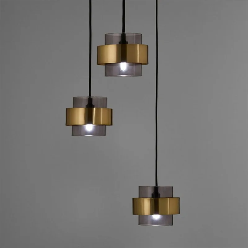 

Globe Glass Lampshade Hanging Fixture Home Bedroom Nordic Postmodern Pendant Light Creative Restaurant Coffee Bedside Chandelier