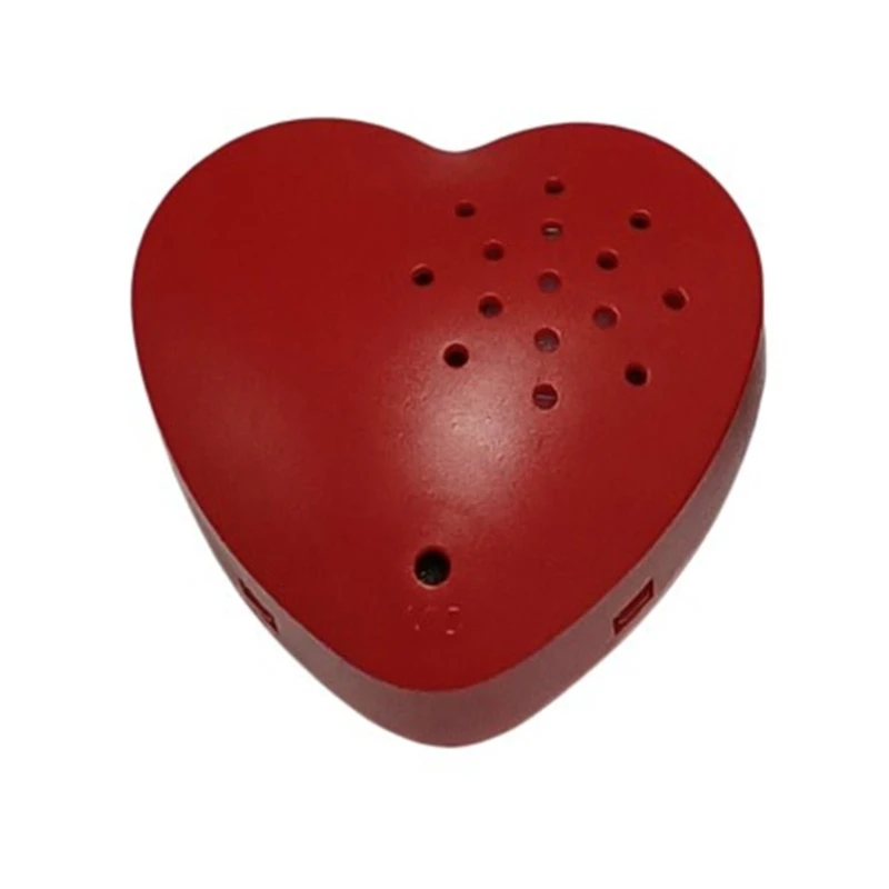 30s Heart shaped Voice Recorder for Stuffed Animal Voice Recording Boxes